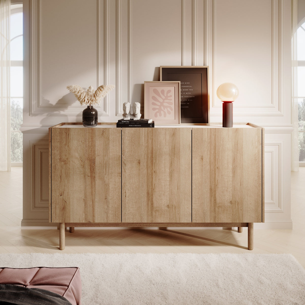 Anawa-kommode 144x83 i skandinavisk stil – billede 2