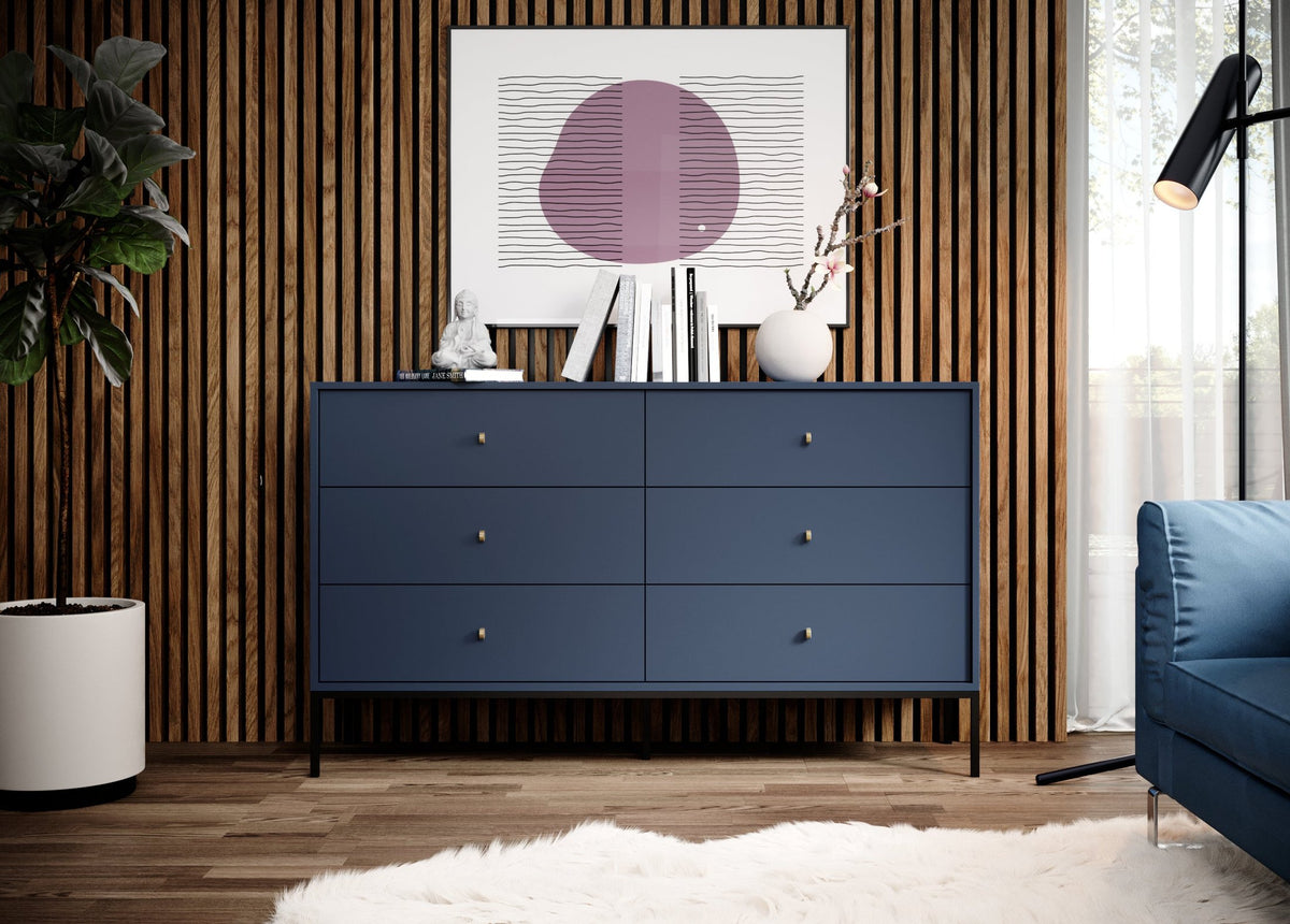 Kviat-kommode 154x89 i vintage-stil – billede 11