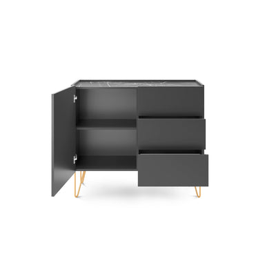 Ballada-kommode 97x83 i glamour-stil – billede 4