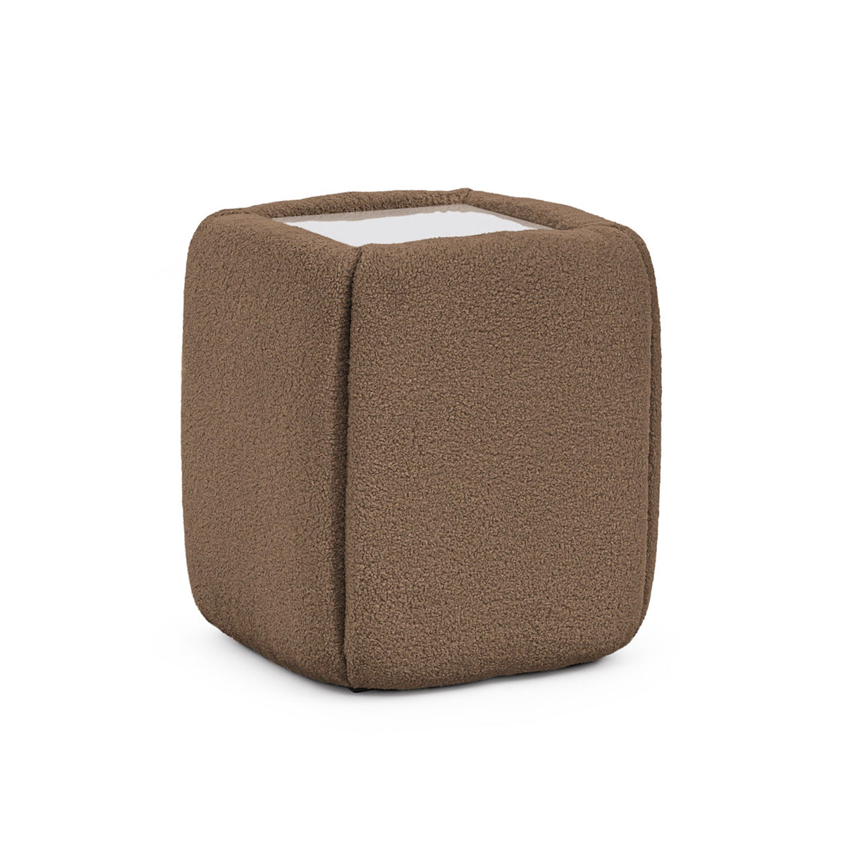 Natbord 50x55 uden skuffer i minimalistisk stil | Neria, konjakbrun (LAMBI 04)