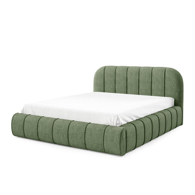 Apfella-polsterseng i størrelserne 140x200, 160x200 og 180x200 med opbevaringsrum i moderne stil – hovedbillede | Pillovely