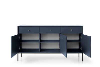Kviat-kommode 154x84 i vintage-stil – billede 11