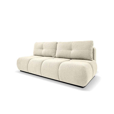 3-personers sofa med sovemulighed, 142x200, i blød minimalistisk stil | Milorya Creamy Glow (NOW OR NEVER 02)