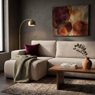 Kingi universel hjørnesofa med sovefunktion til 3 personer, 200x142–154, i loft-stil – i indretningen