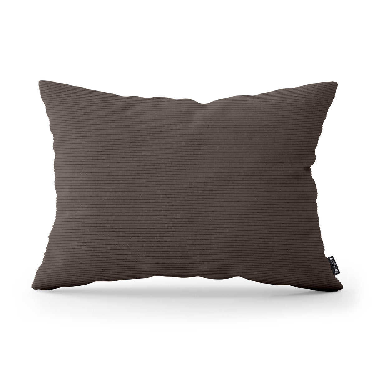 Poduszka dekoracyjna 40×55 cm do salonu w stylu loft | Sztruks Ciemny Heban (ONTARIO 05)