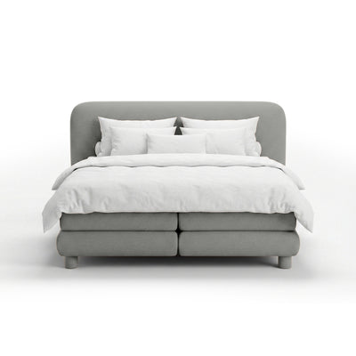 Portela-kontinentalseng med afrundet hovedgærde i modern organic-stil i OPULENCE-stof – billede 7