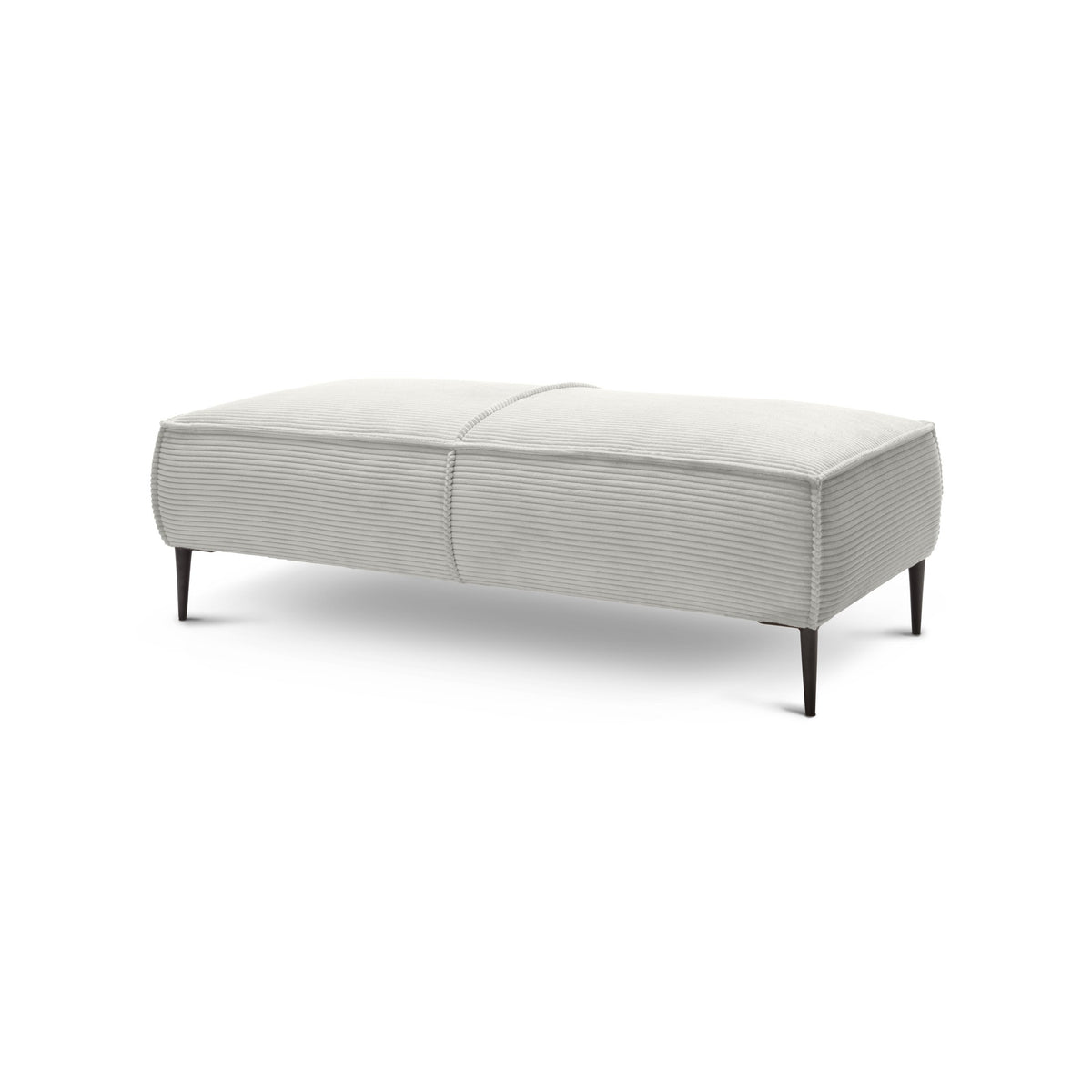 Puf 140 cm til stuen i moderne stil | May Lin Creme (POSO 100)