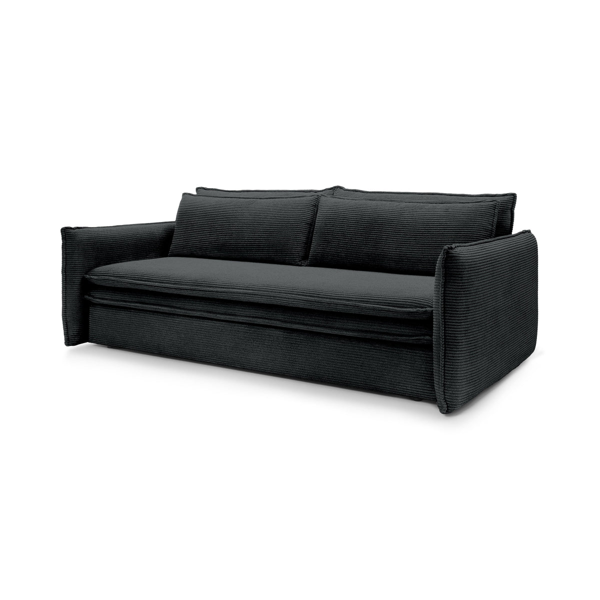 Sofa z funkcją spania 140x200 z pojemnikiem | Lily Węgiel (POSO 135)