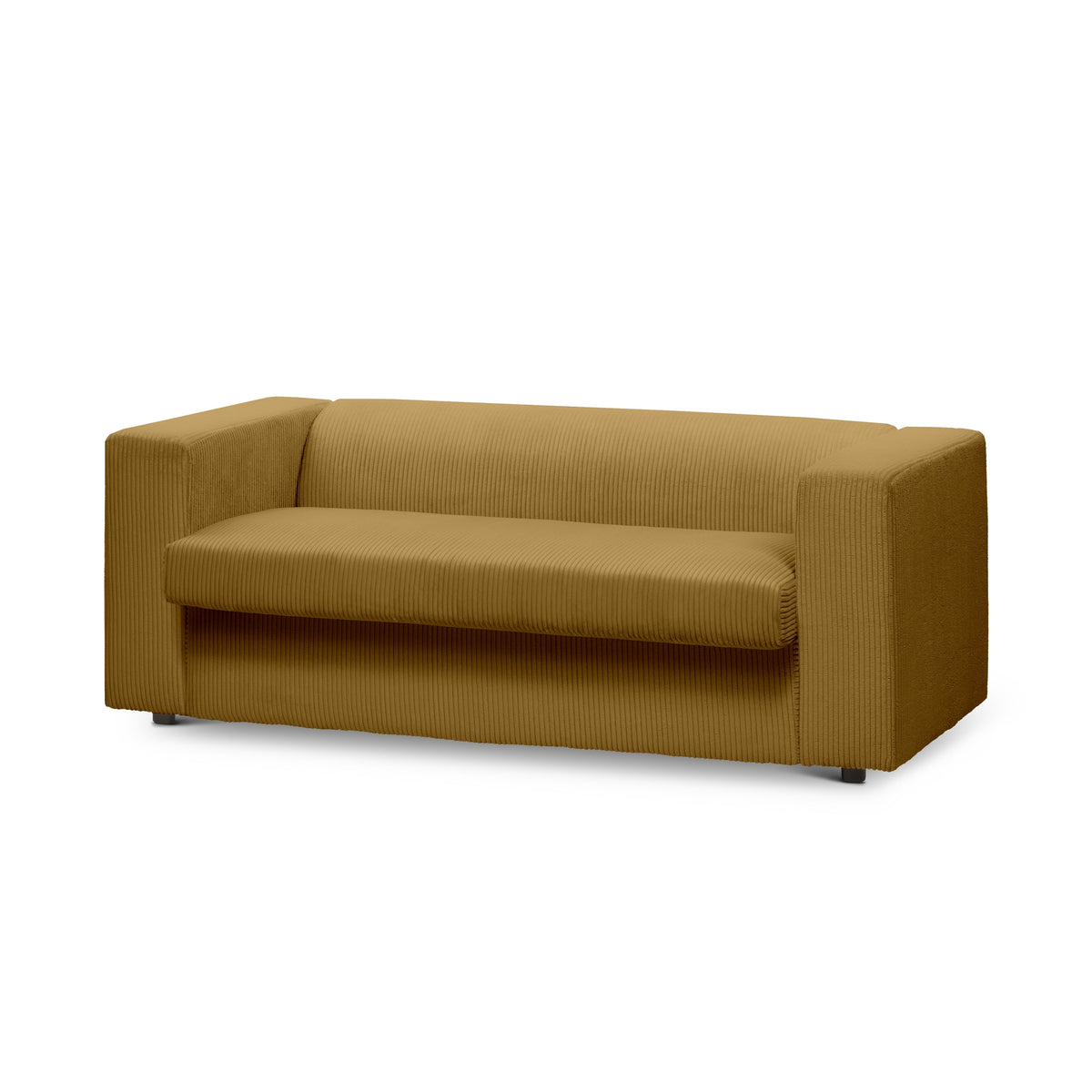 Sofa 2-osobowa z funkcją spania 174 cm | July Guldbrun Valnød (POSO 01)