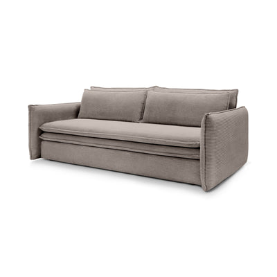 Sovesofa 140x200 med opbevaringsrum | Lily, Champagneaske (POSO 03)