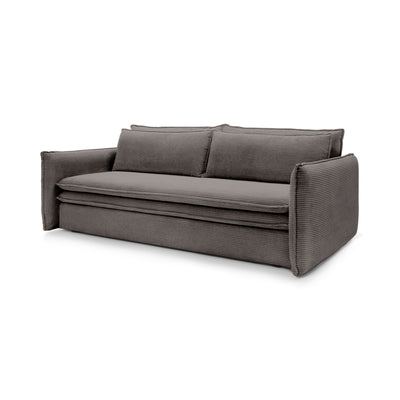 Sovesofa 140x200 med opbevaringsrum | Lily, Røget Træ (POSO 04)