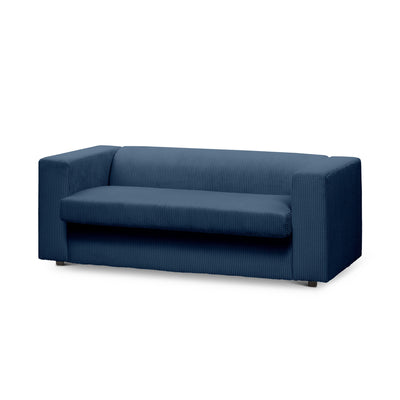 Sofa 2-osobowa z funkcją spania 174 cm | July Marineblå Grafit (POSO 05)