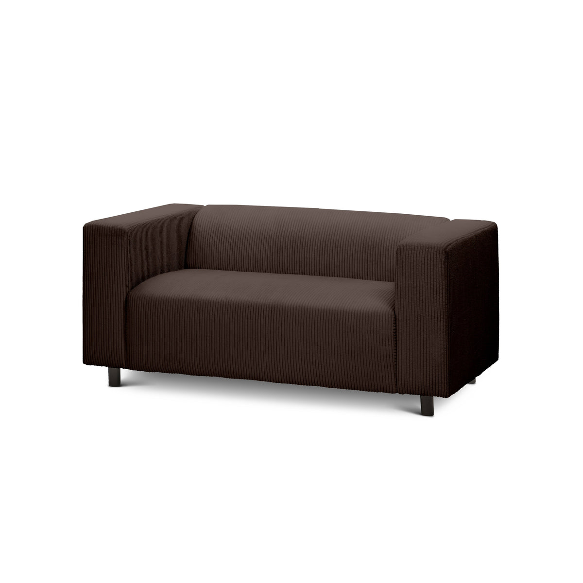 2-personers sofa, 151 cm | July Mørk Valnød (POSO 06)