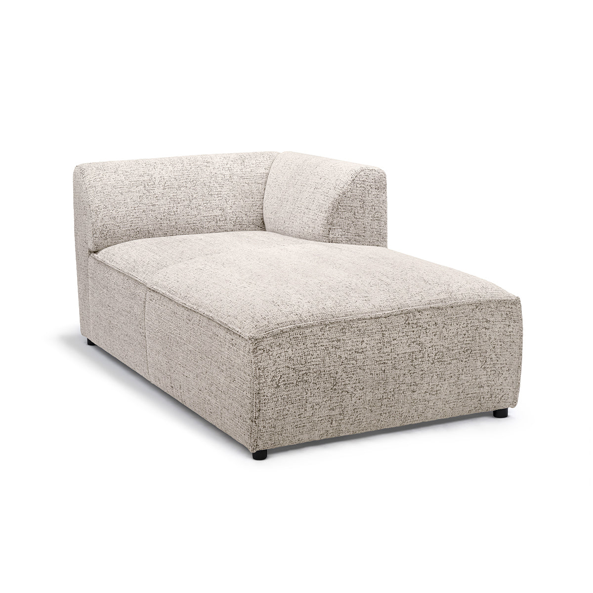 Sofa modułowa BRICK Moduł L Prawo Porcelanowy Beż (BELLA 05)