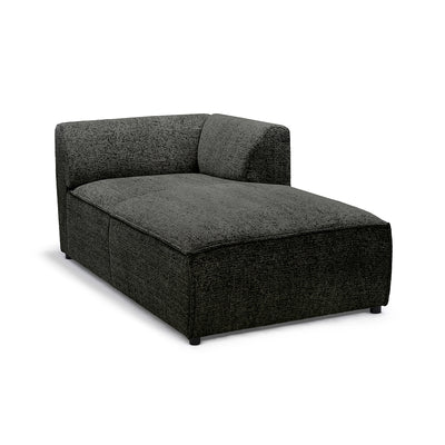 Sofa modułowa BRICK Moduł L Prawo Bazaltowy Popiół (BELLA 20)