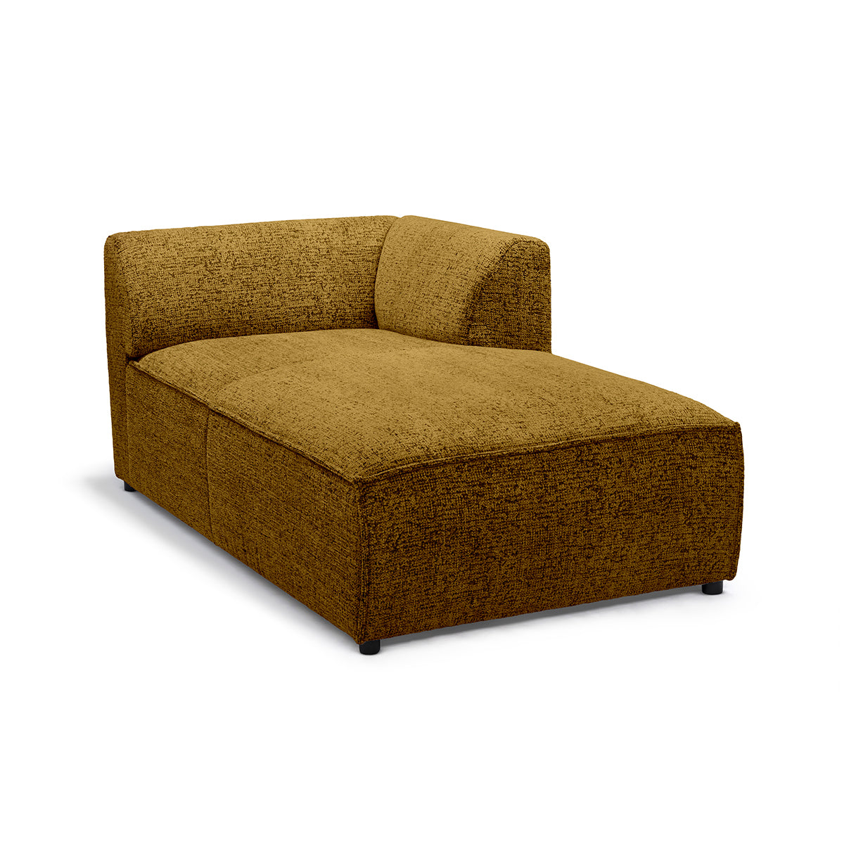 Sofa modułowa BRICK Moduł L Prawo Złoty Dąb (BELLA 45)