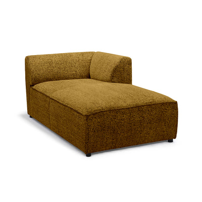 Sofa modułowa BRICK Moduł L Prawo Złoty Dąb (BELLA 45)
