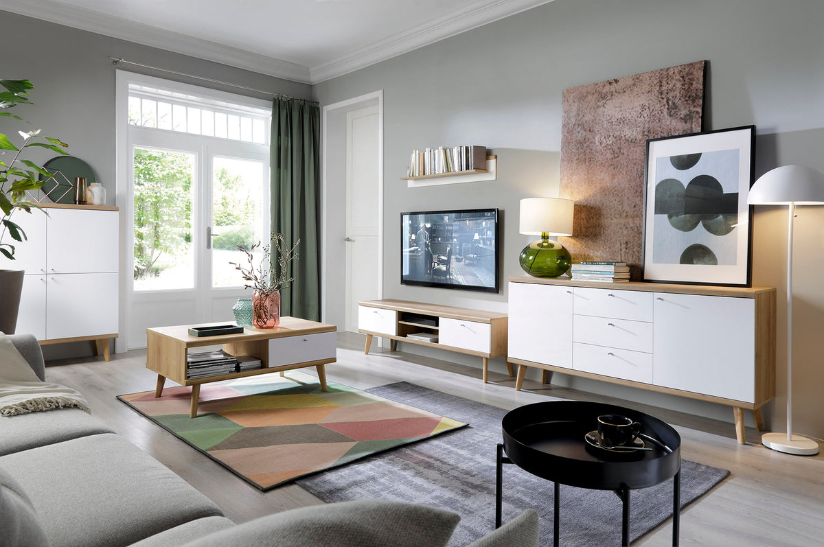TV-bord Lato 160x50 i skandinavisk stil – billede 6