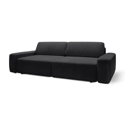 Sofa z funkcją spania 200x136 z pojemnikiem DL | Bamby Dymny Granit (RAVEN 15)