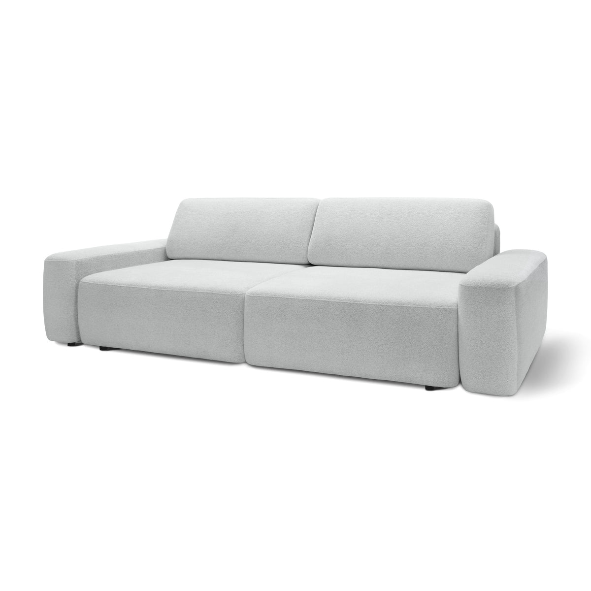 Sovesofa 200x136 med opbevaringsrum DL | Bamby, Silvertåge (RAVEN 22)