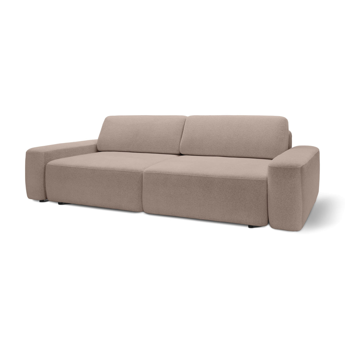 Sovesofa 200x136 med opbevaringsrum DL | Bamby, Karamelbeige (RAVEN 34)