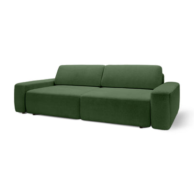 Sofa z funkcją spania 200x136 z pojemnikiem DL | Bamby Gaj Oliwny (RAVEN 77)