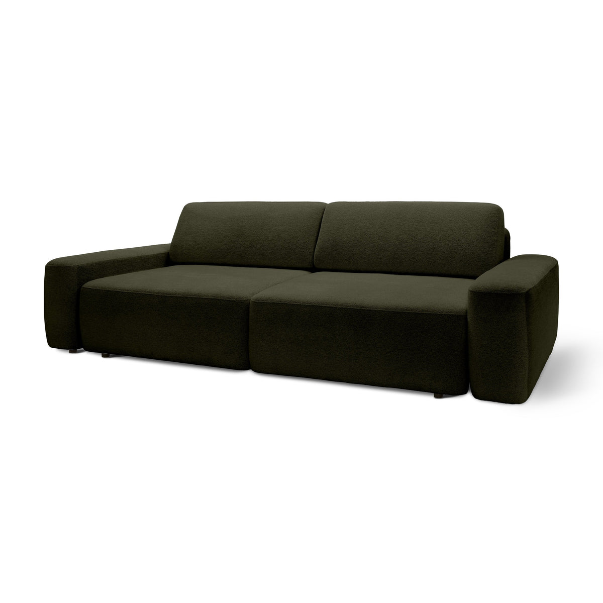 Sofa z funkcją spania 200x136 z pojemnikiem DL | Bamby Palona Kawa (RAVEN 78)