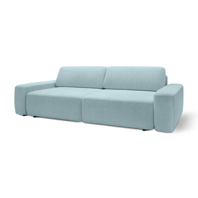 Sofa z funkcją spania 200x136 z pojemnikiem DL | Bamby Porcelanowy Błękit (RAVEN 80)