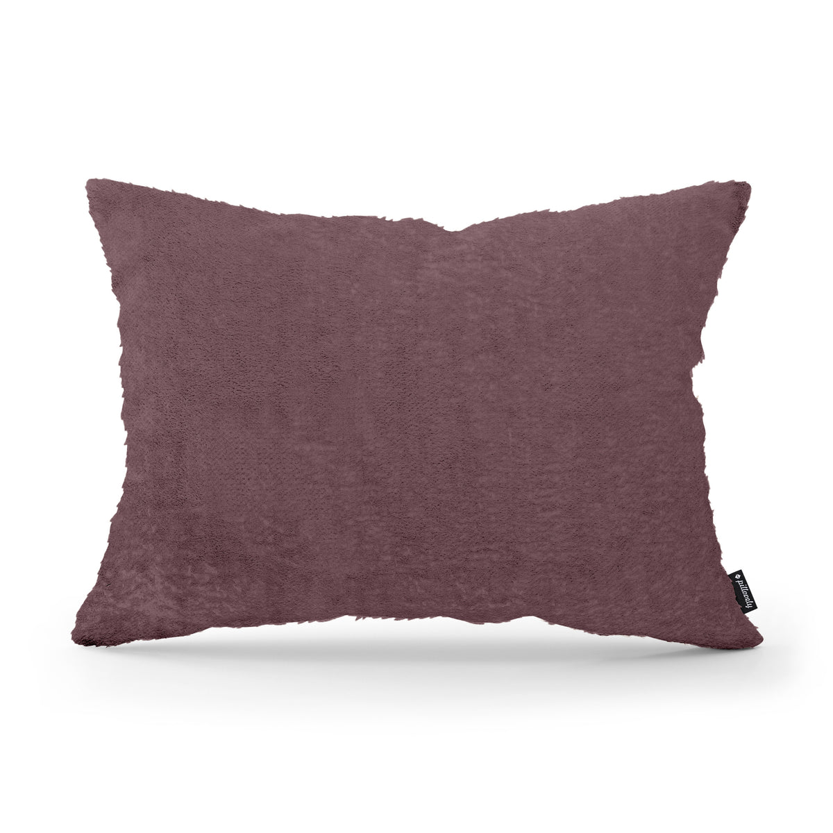 Poduszka dekoracyjna 40x55 cm w stylu glamour | Plusz Ciemna Śliwka (SORRISO 11)