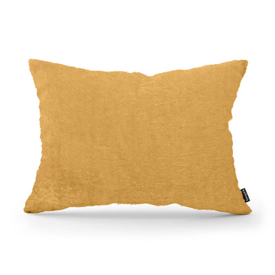 Poduszka dekoracyjna 40x55 cm w stylu glamour | Plusz Złoty Blask (SORRISO 21)