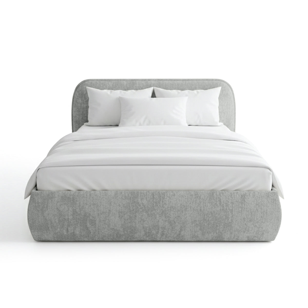Łóżko tapicerowane Eterial z pojemnikiem w stylu soft modern – zdjęcie 6