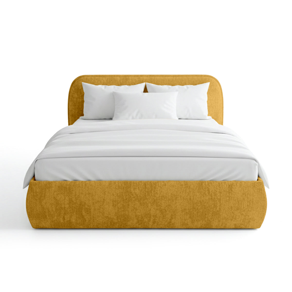 Łóżko tapicerowane Eterial z pojemnikiem w stylu soft modern – zdjęcie 8
