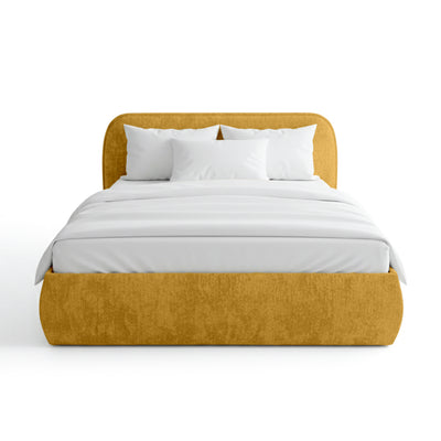 Łóżko tapicerowane Eterial z pojemnikiem w stylu soft modern – zdjęcie 8