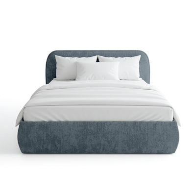 Łóżko tapicerowane Eterial z pojemnikiem w stylu soft modern – zdjęcie 27