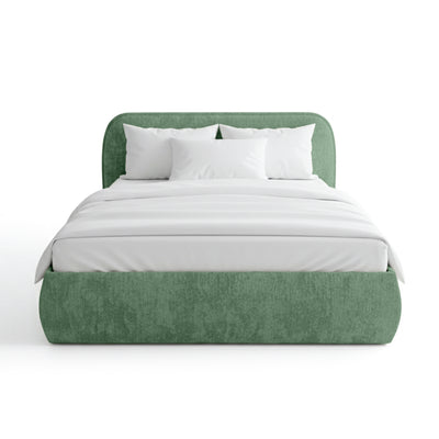 Łóżko tapicerowane Eterial z pojemnikiem w stylu soft modern – zdjęcie 12