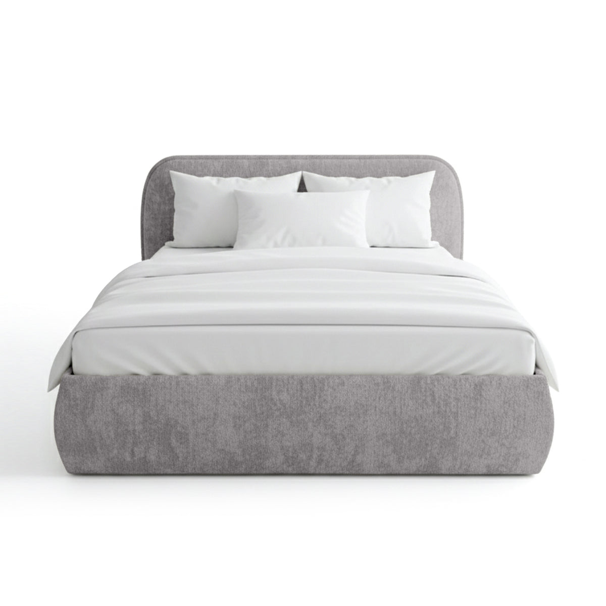 Łóżko tapicerowane Eterial z pojemnikiem w stylu soft modern – zdjęcie 14