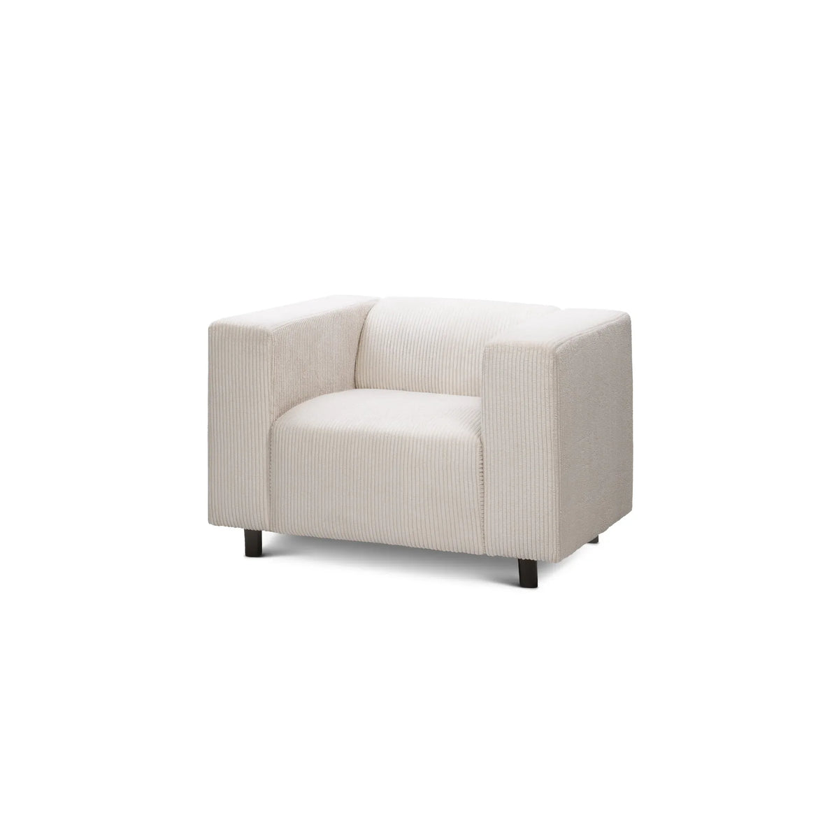 Fotel 95 cm til afslapning i skandinavisk stil | July Porcelænbeige (POSO 38)
