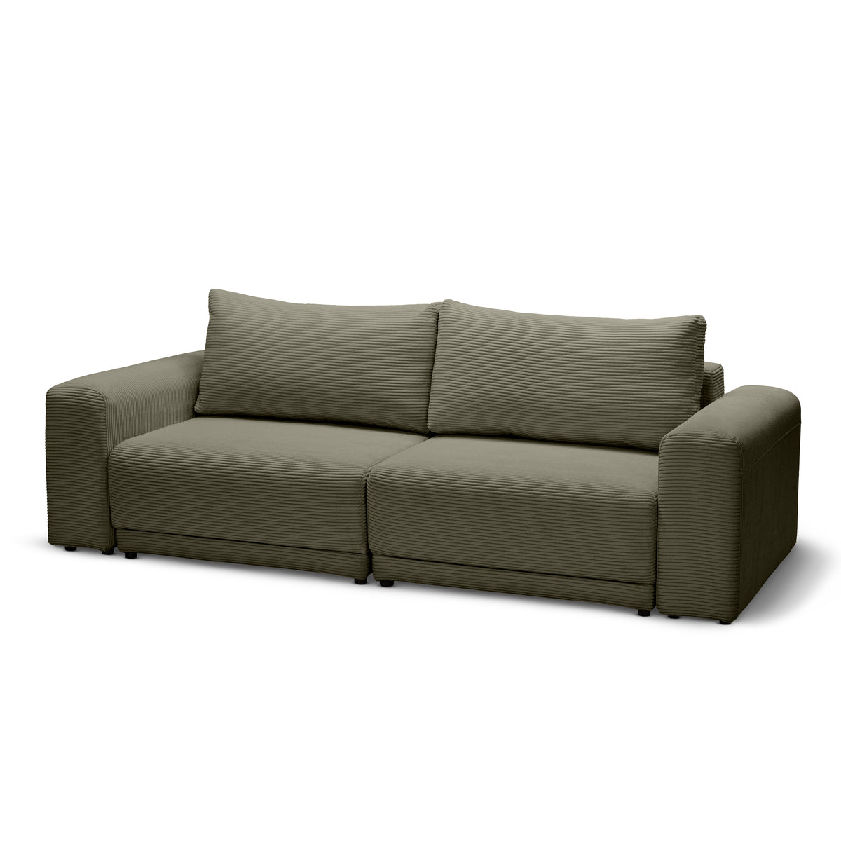 Sofa Zoria z funkcją spania 145 × 203 z pojemnikiem w stylu nowoczesnym w tkaninie POSO – zdjęcie 16