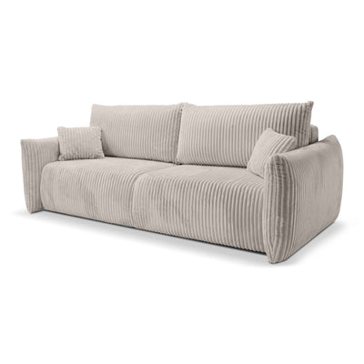 3-personers sovesofa, 145x200, med opbevaringsrum i moderne stil | ALLORO Morbær-Aske (TILIA 83)