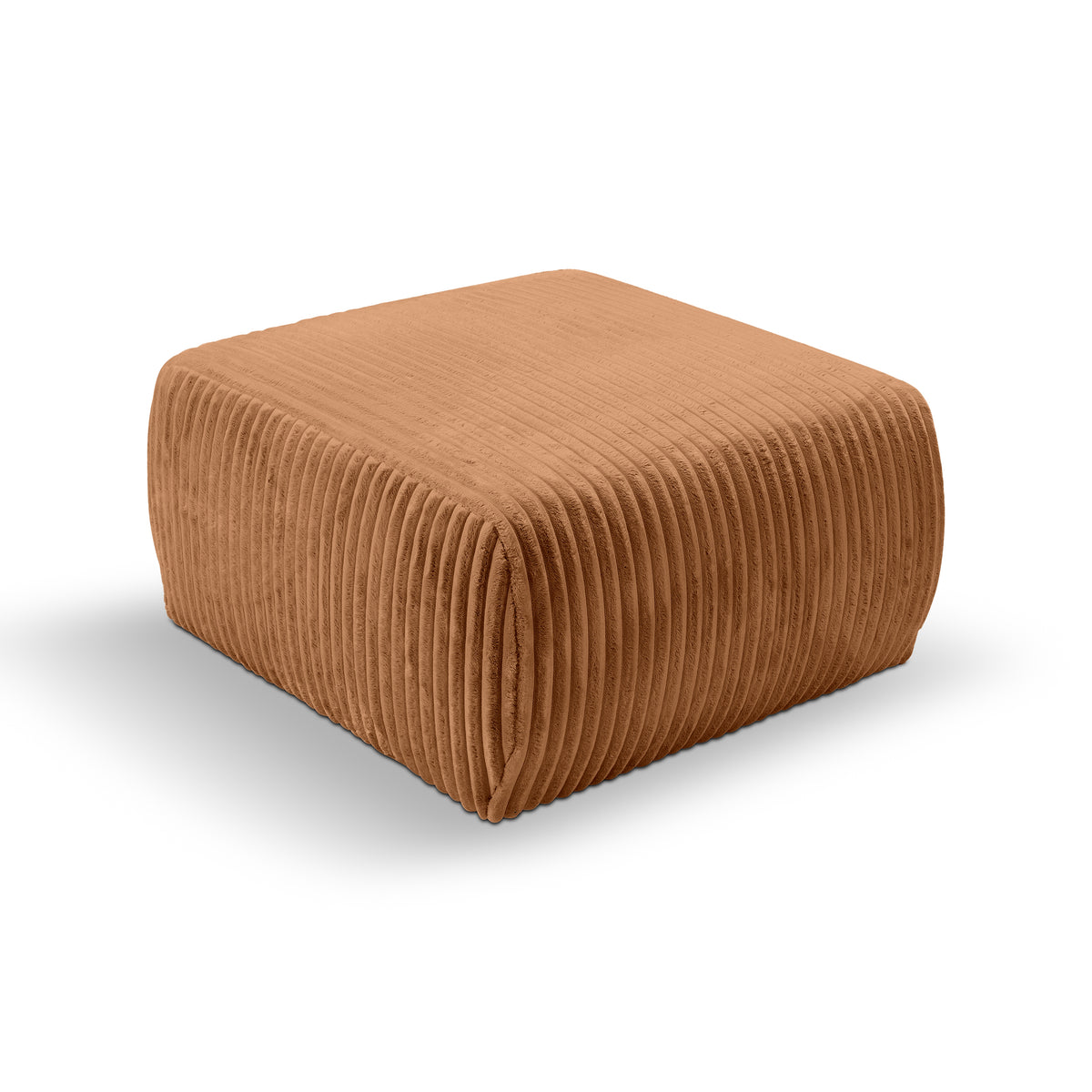 Polstret puf 82x41 i vintage-stil | ALLORO Halmgul (TILIA 56)