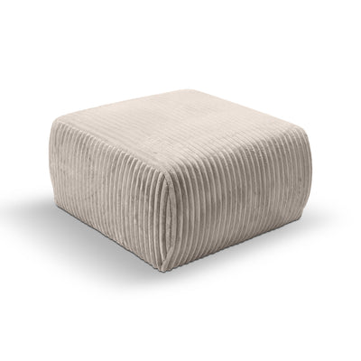 Polstret puf 82x41 i vintage-stil | ALLORO Morbær-Aske (TILIA 83)