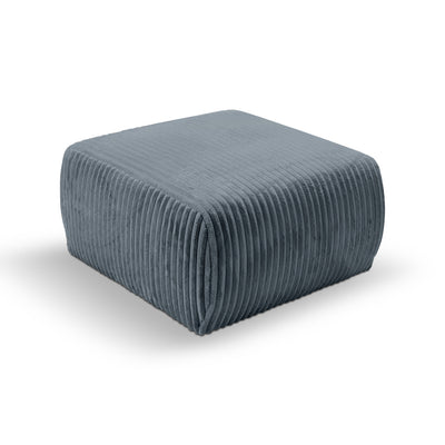 Polstret puf 82x41 i vintage-stil | ALLORO Morgengrafit (TILIA 85)