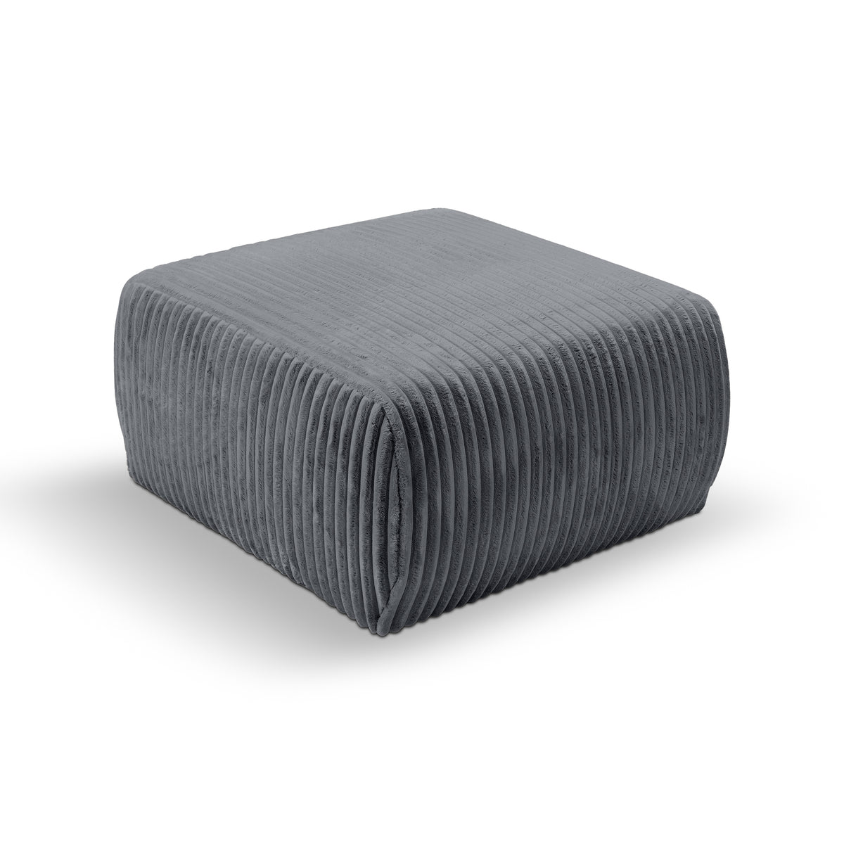 Polstret puf 82x41 i vintage-stil | ALLORO Grå Horisont (TILIA 90)