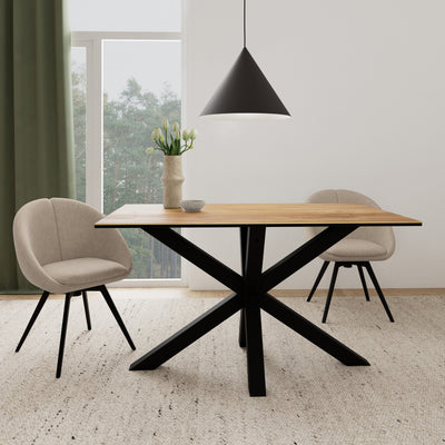 Oryss Classic-spisebord i industriel stil – i indretningen