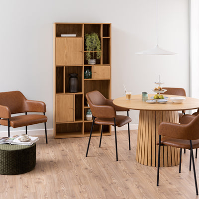 Asymo-reol til stuen, 90x180, i japandi-stil – i indretningen