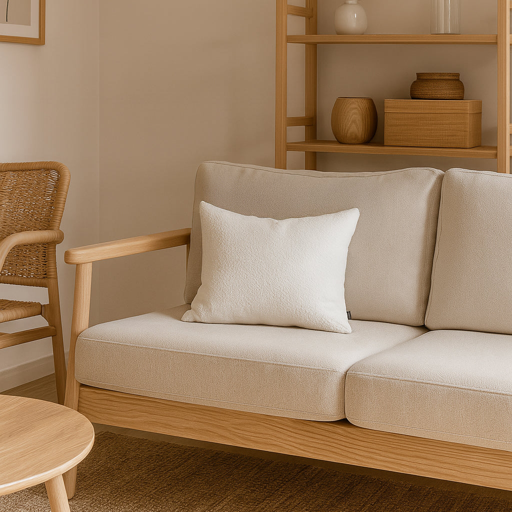 Poduszka dekoracyjna Baranek 40×55 cm w stylu hygge i scandi, tkanina Coral – zdjęcie 2