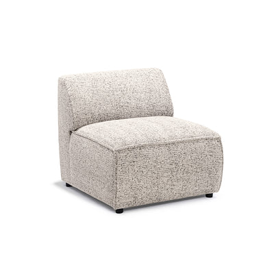 Sofa modułowa BRICK Moduł S Uniwersalny Porcelanowy Beż (BELLA 05)
