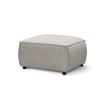 Puf 94 x 40 cm i moderne stil | BRICK Grå Taupe (BELLA 15)