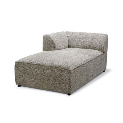 Sofa modułowa BRICK Moduł L Lewo Szary Taupe (BELLA 15)