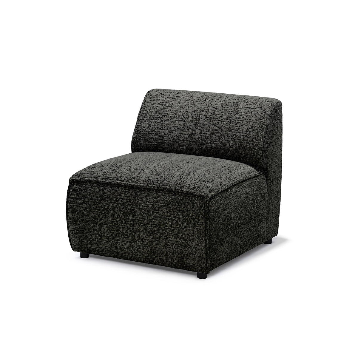 Sofa modułowa BRICK Moduł S Lewo Bazaltowy Popiół (BELLA 20)